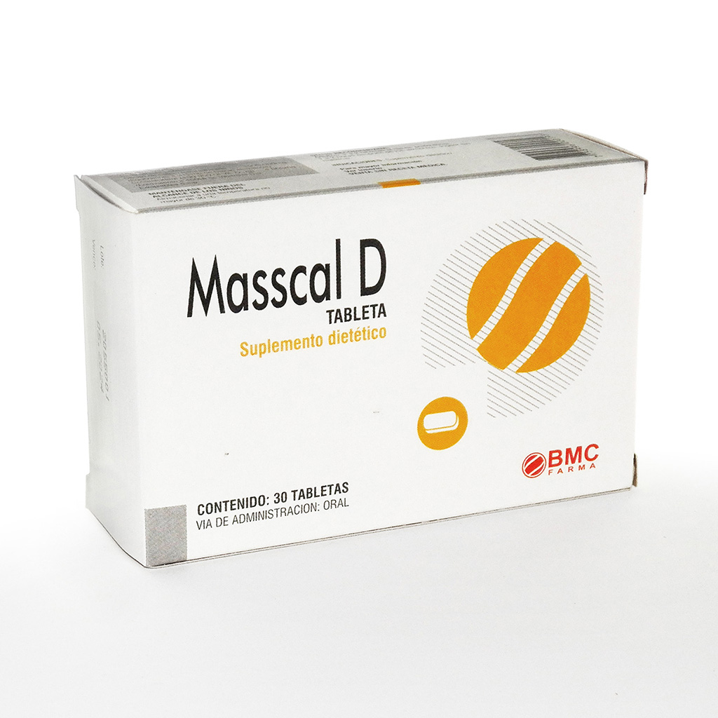 Masscal D Tabletas - Caja 30 UN, , large image number null