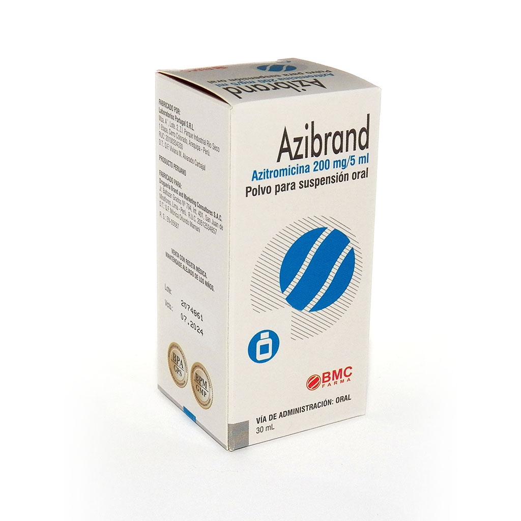 Azibrand 200Mg/5Ml  Suspensi&oacute;n  - Frasco 30 ML, , large image number null