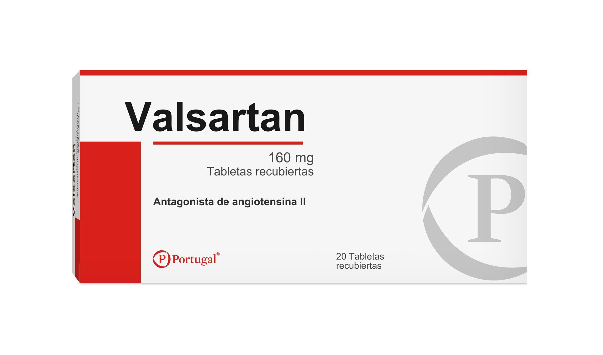 Valsartan 160 Mg Tableta Recubierta - Caja 20 UN, , large image number null