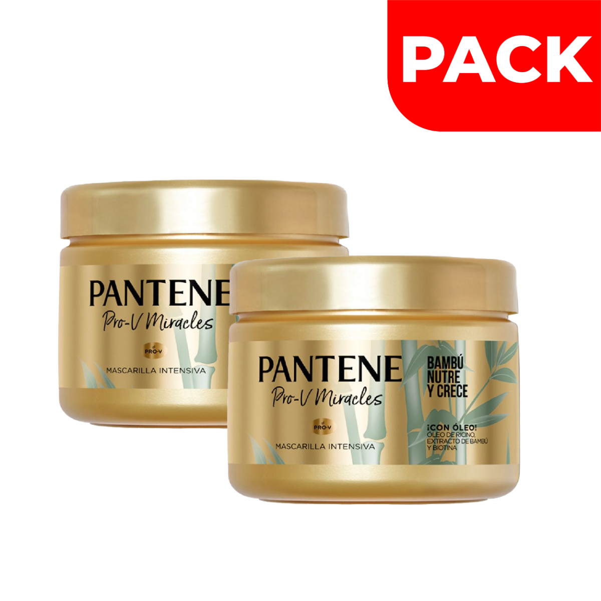 Pack Pantene Mascarilla Bamb&uacute; - Frasco 300 ML, , large image number null
