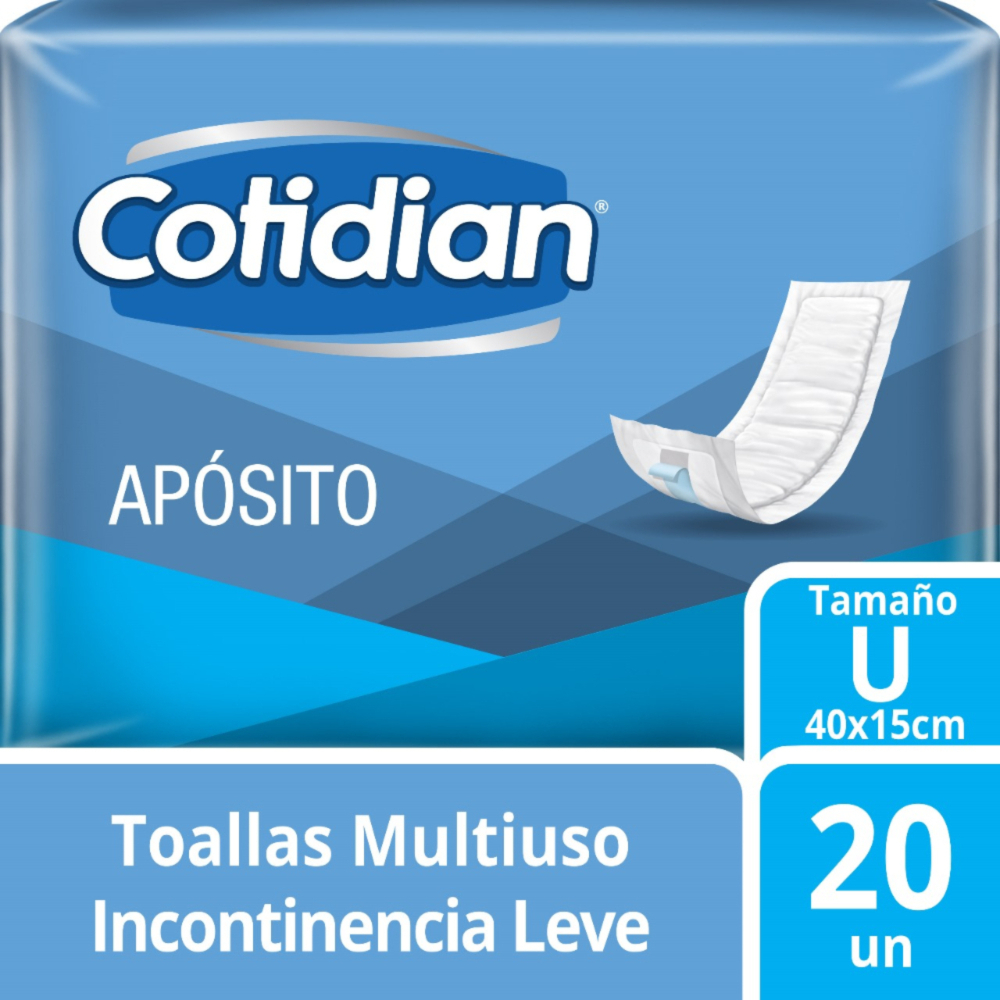 Toallas Multiuso Cotidian Ap&oacute;sito Talla U. - Bolsa 20 UN, , large image number null
