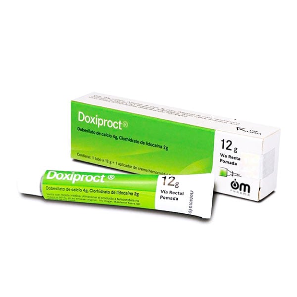 Pomada Rectal Doxiproct - Caja 12 G, , large image number null