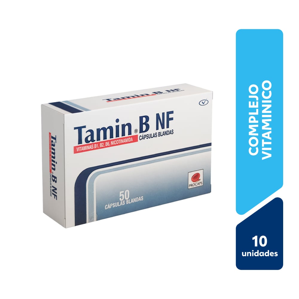 Tamin B NF C&aacute;psulas Blandas - Bl&iacute;ster 10 UN, , large image number null