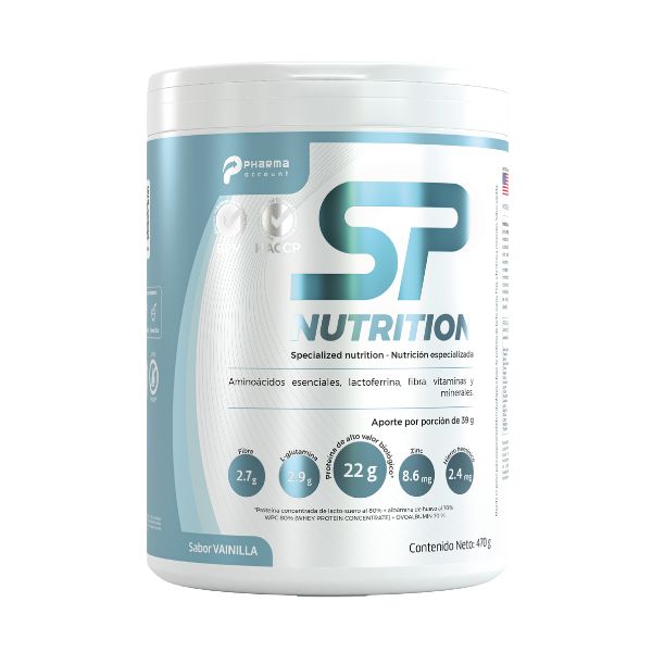 SP Nutrition Prote&iacute;na sabor vainilla - Frasco 470 G, , large image number null