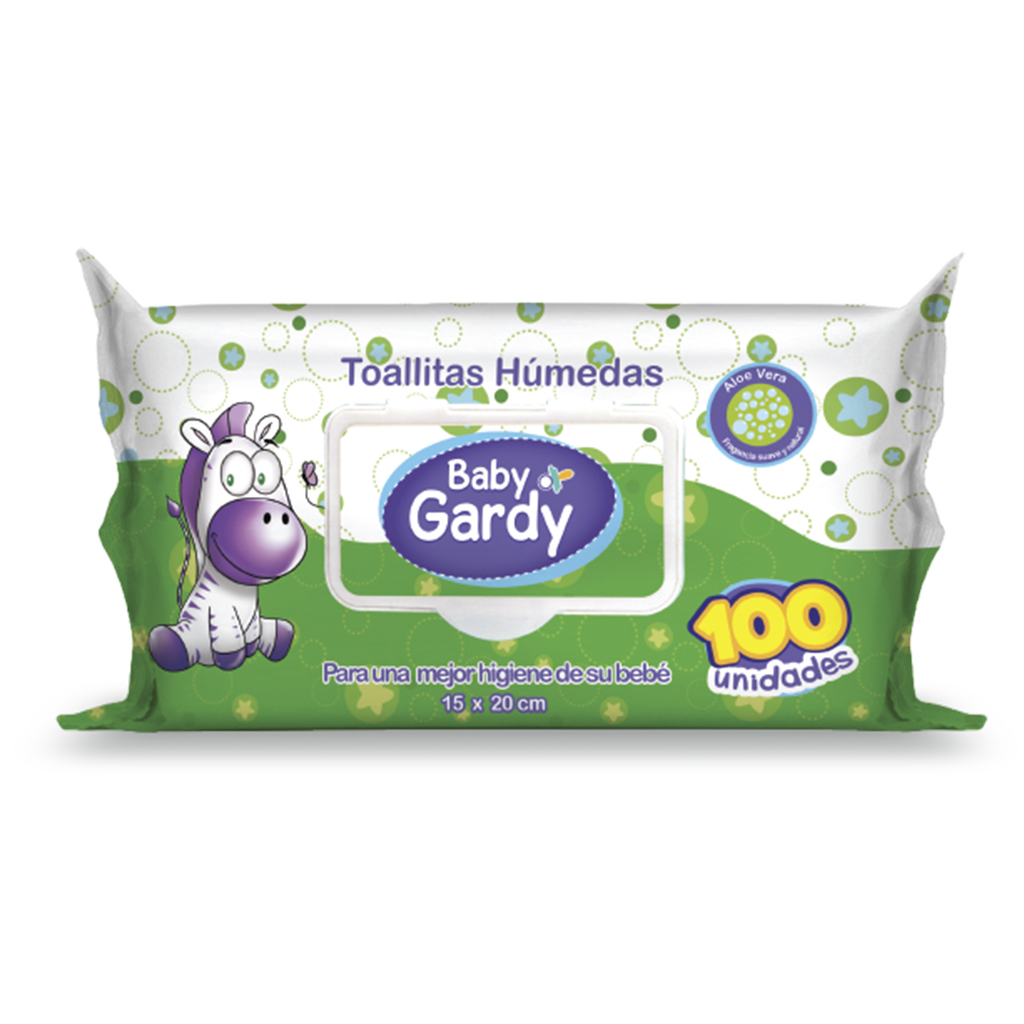 Toallitas Baby Gardy - Bolsa 100 UN, , large image number null