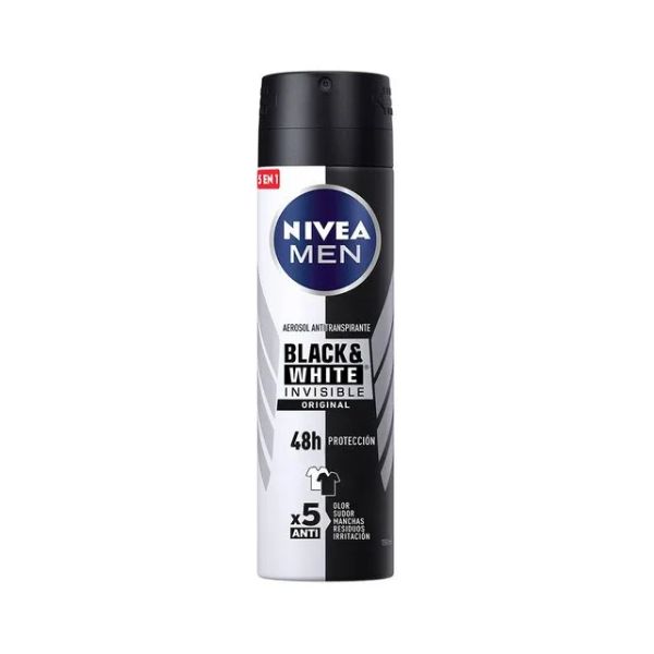 Nivea Deo Hombre Spray Invisible B&W - Frasco 150ML, , large image number null