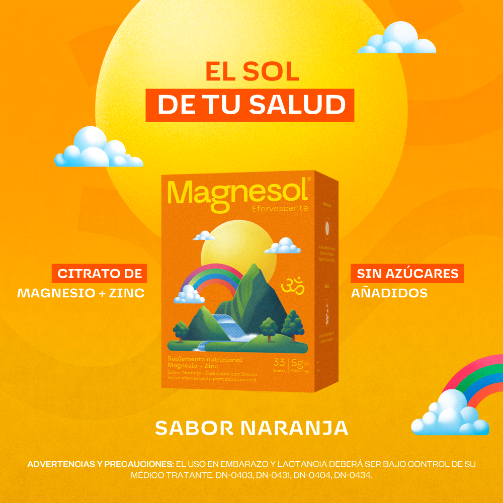 Magnesol Efervescente Naranja 5G - Caja 33 UN, , large image number null