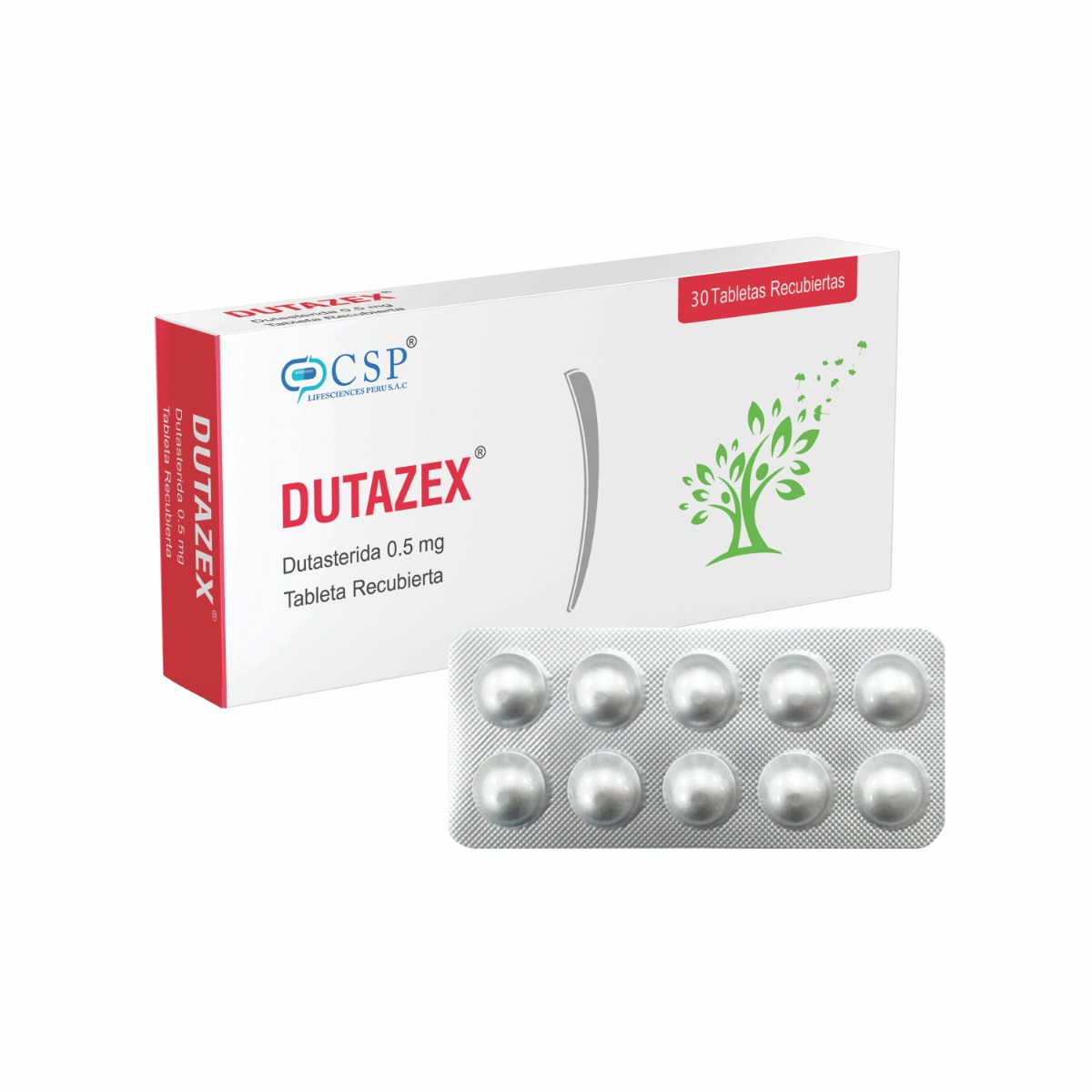 Dutazex 0.5 Mg Tableta Recubierta - Caja 30 UN, , large image number null
