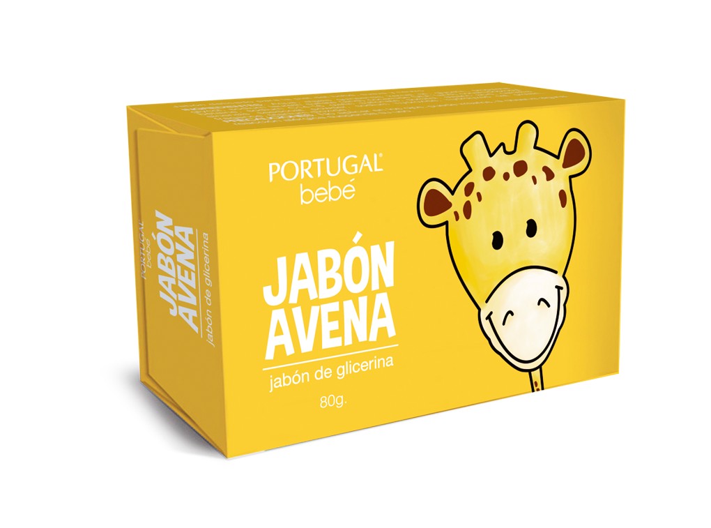 Jab&oacute;n Glicerina Avena Portugal Beb&eacute; - Caja 80 G, , large image number null