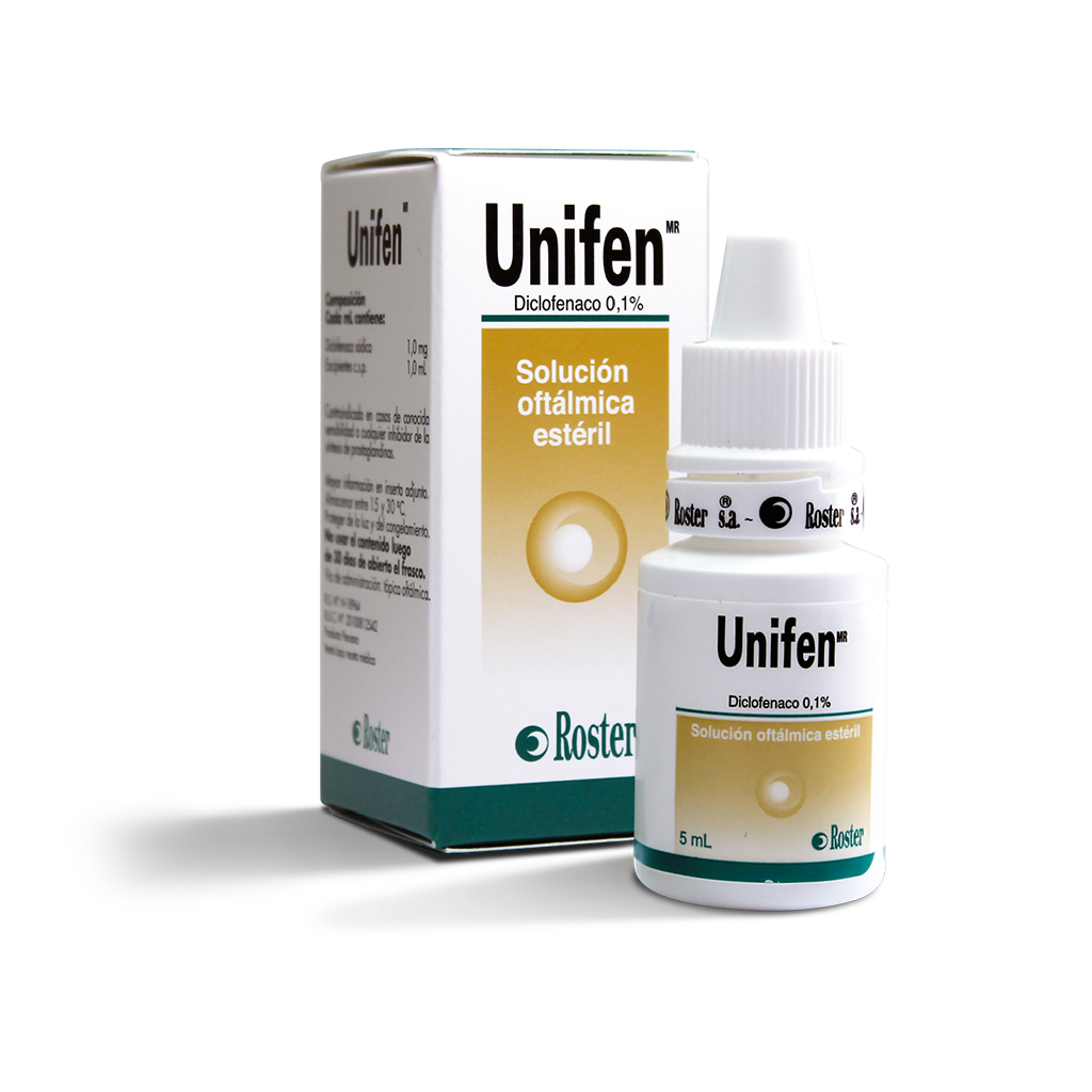 Unifen 0.1% Soluci&oacute;n Oft&aacute;lmica - Frasco 5 ML, , large image number null