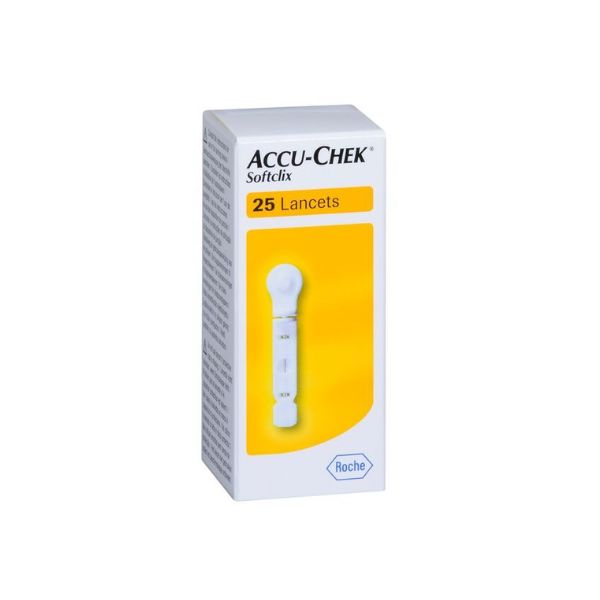 Accu-Chek Lancetas  Soft Clix - Caja 25 UN, , large image number null