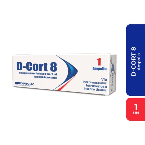 D-Cort 8MG 2ML - Caja 1 Ampolla, , large image number null