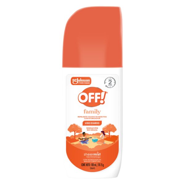 OFF! Family Repelente en Spray - Frasco 100 ML, , large image number null