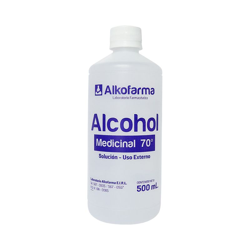 Alcohol 70&deg; Alkofarma - Frasco 500 ML, , large image number null