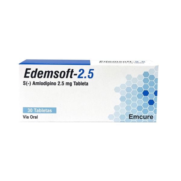 Edemsoft 2.5 mg tabletas - Caja 30 UN, , large image number null