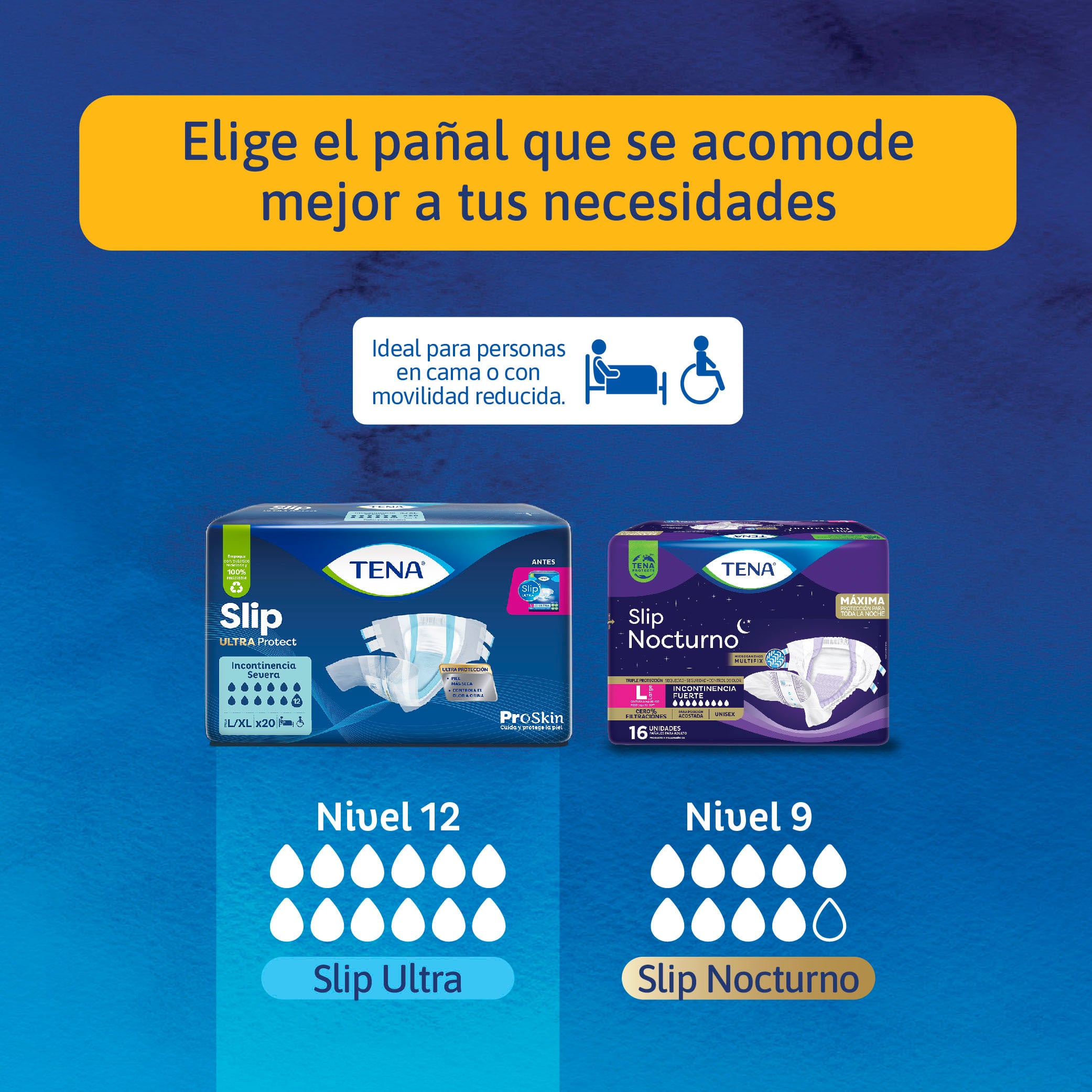 Pa&ntilde;ales Tena Slip Ultra Protect Talla L - Bolsa 3 UN, , large image number null