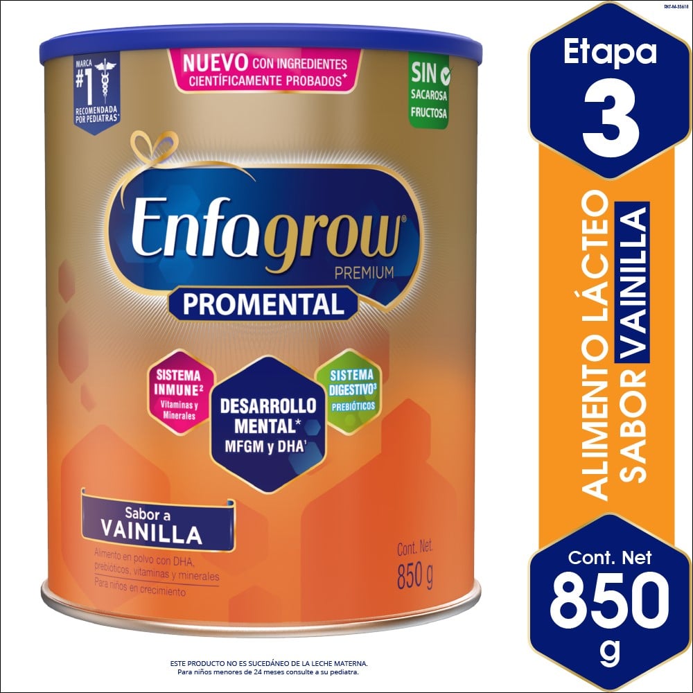 Enfagrow Premium Promental Sabor Vainilla - Lata 850 Gr, , large image number null