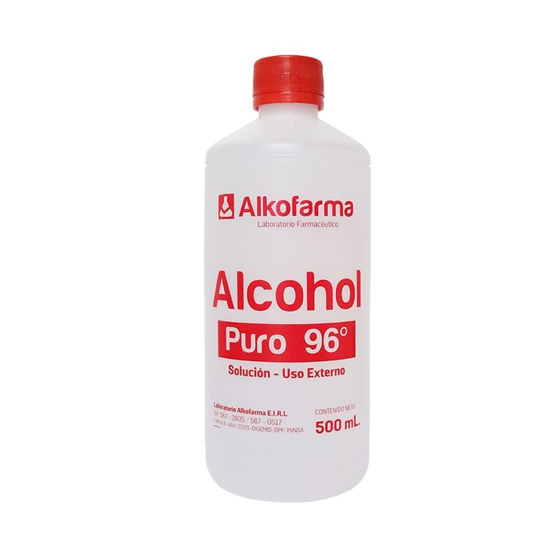 Alcohol 96&deg; Alkofarma - Frasco 500 ML, , large image number null