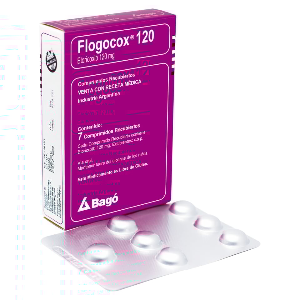 Flogocox 120 120 Mg Comprimido Recubierto - Caja 7 UN, , large image number null