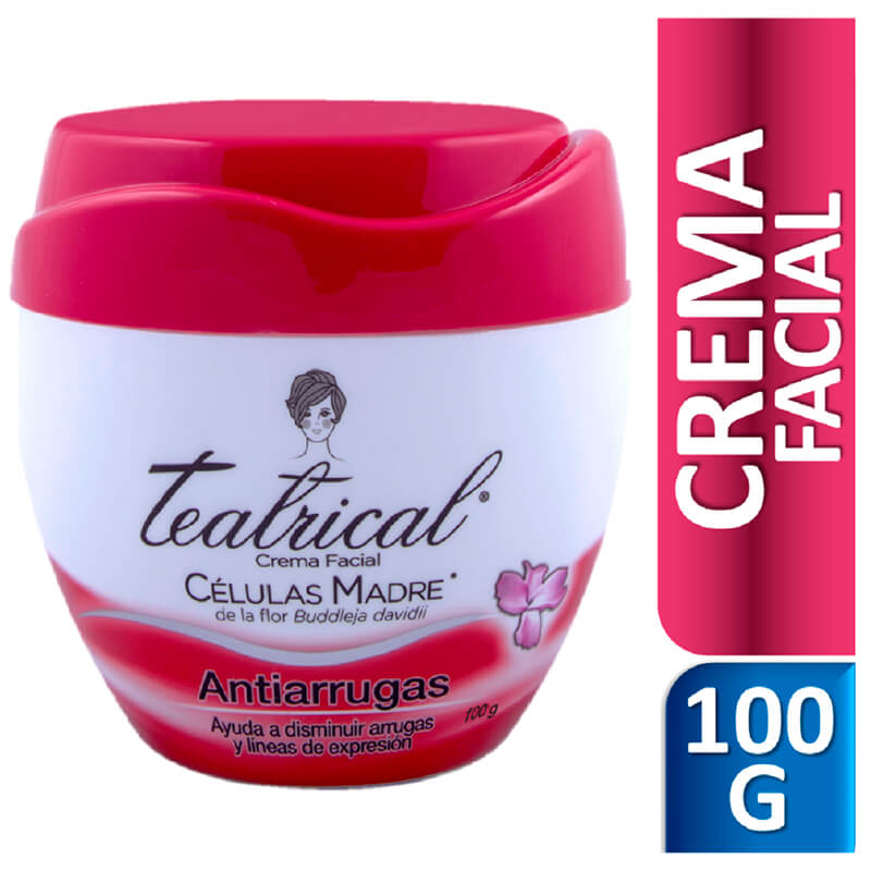 Crema Facial Teatrical Antiarrugas - Pote 100 G, , large image number null