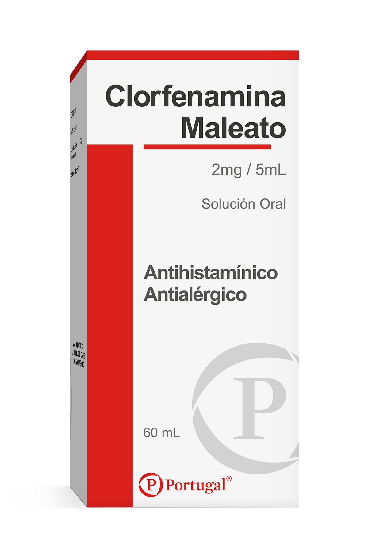 Clorfenamina Maleato 2mg/5 mL Soluci&oacute;n oral - Frasco 60 ML, , large image number null