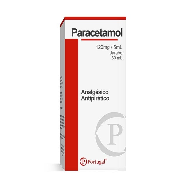 Paracetamol Jarabe 120 mg/5ml- Frasco 60 ML, , large image number null
