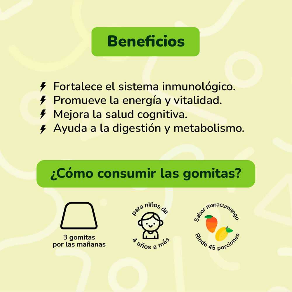 Gummix Gomitas Energia Multivitaminico Ni&ntilde;os - Frasco 90 UN, , large image number null