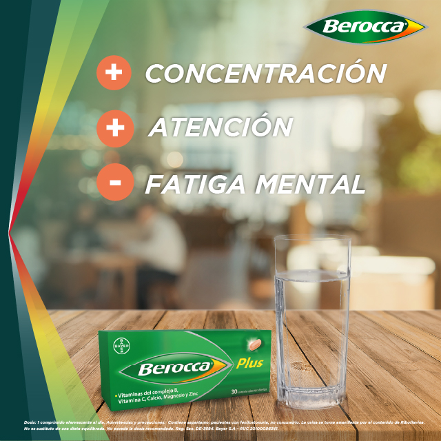 Berocca Plus Multivitam&iacute;nico - Caja 30 UN, , large image number null