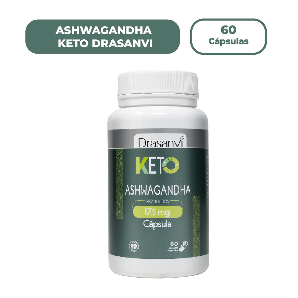 Ashwagandha C&aacute;psulas Keto Drasanvi - Frasco 60 UN, , large image number null