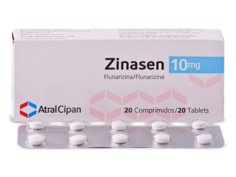 Zinasen 10 Mg Tabletas - Caja 20 UN, , large image number null