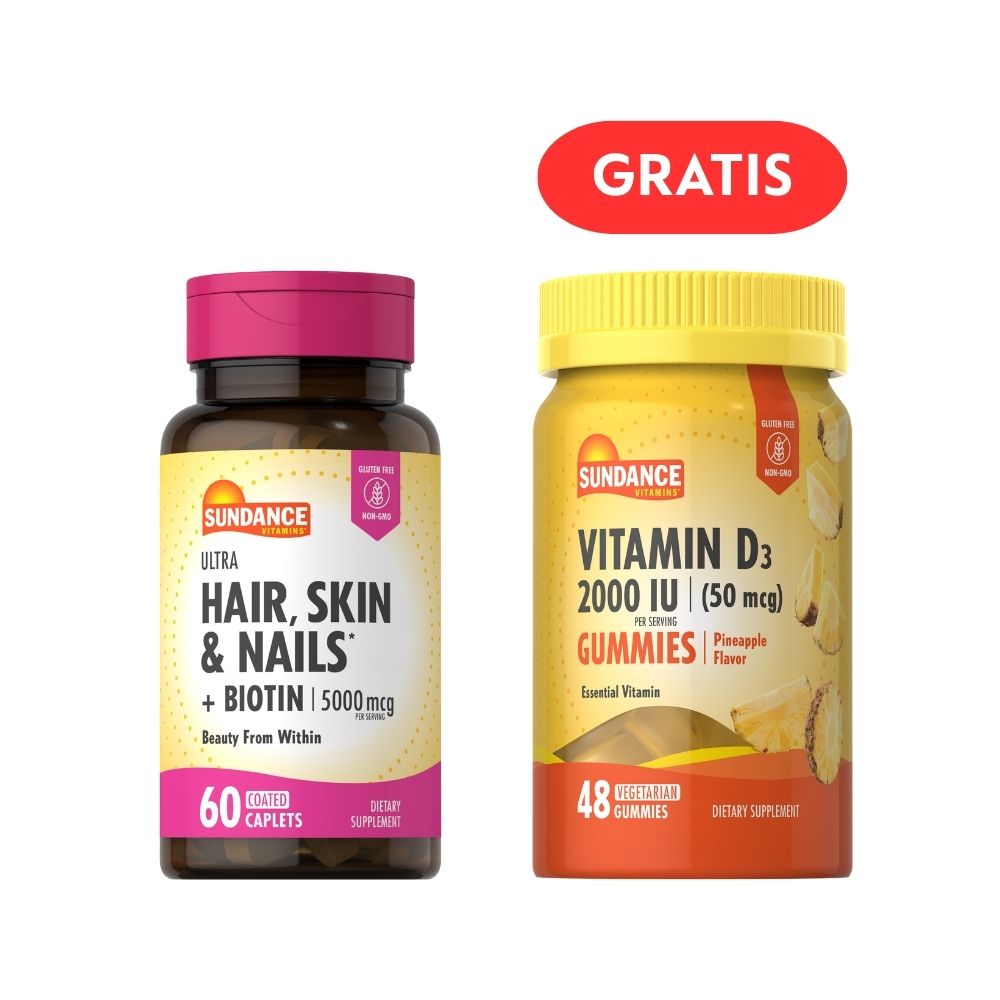 Hair, Skin & Nails + Biotin 500 Mcg - Frasco 60 UN, , large image number null