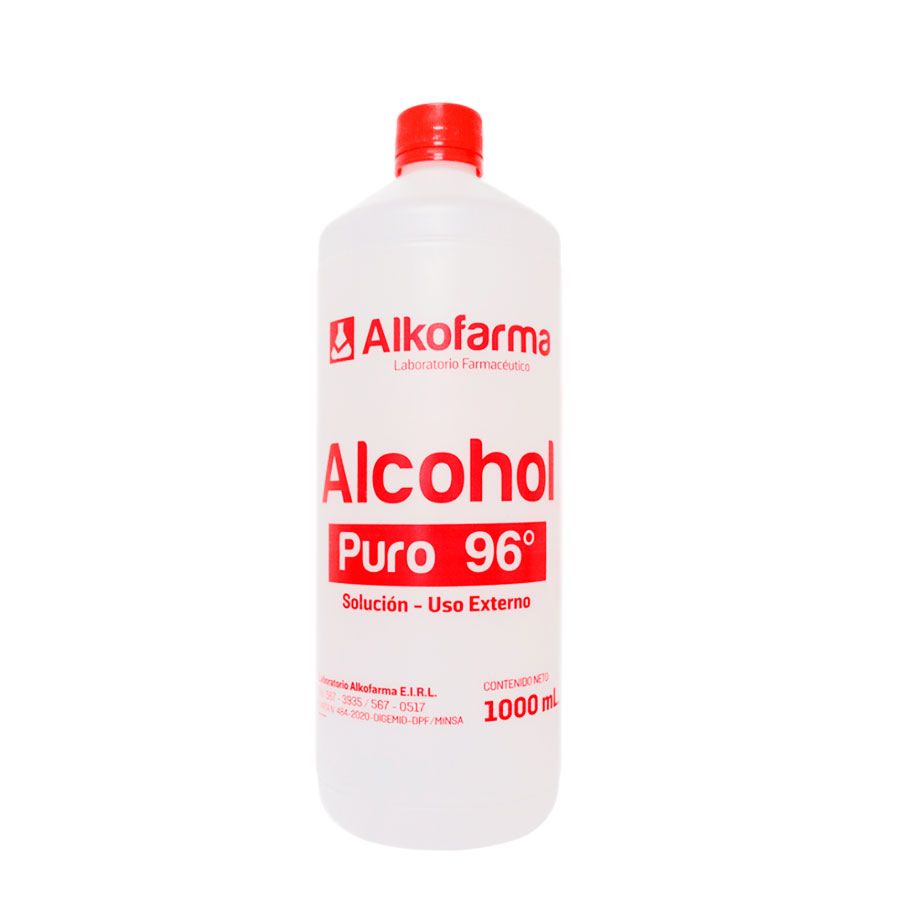 Alcohol 96&deg; Alkofarma - Frasco 1000 ML, , large image number null