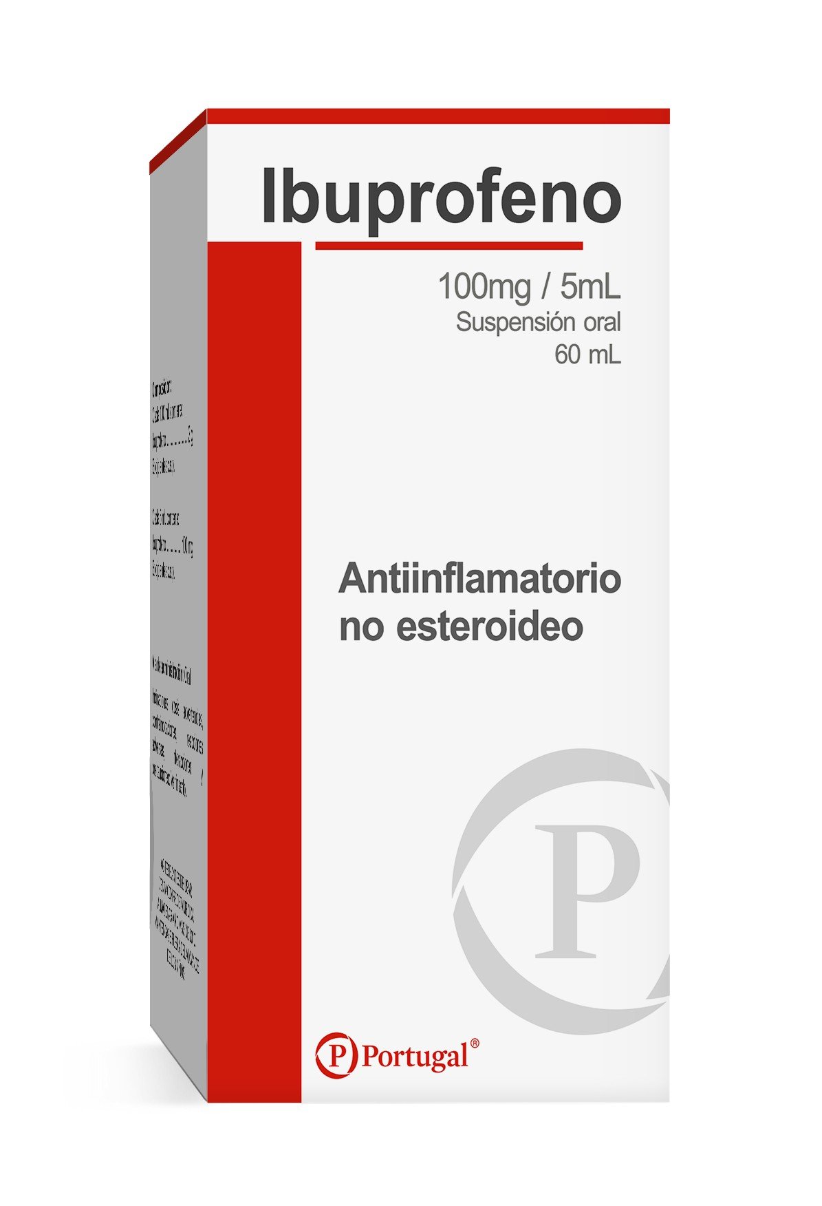 Ibuprofeno 100Mg/5ml  - Frasco 60Ml, , large image number null