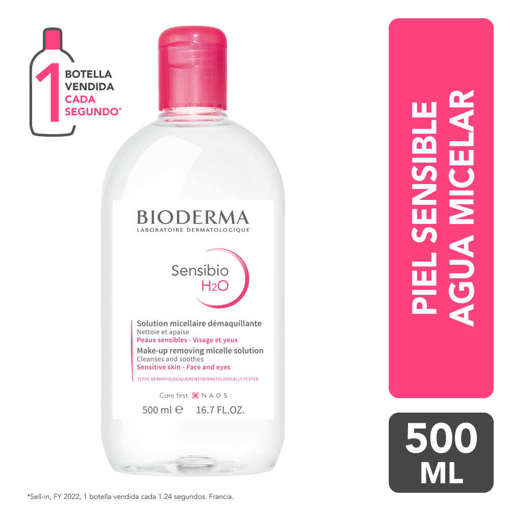 Bioderma Sensibio H2O Visage - Frasco 500 ML, , large image number null