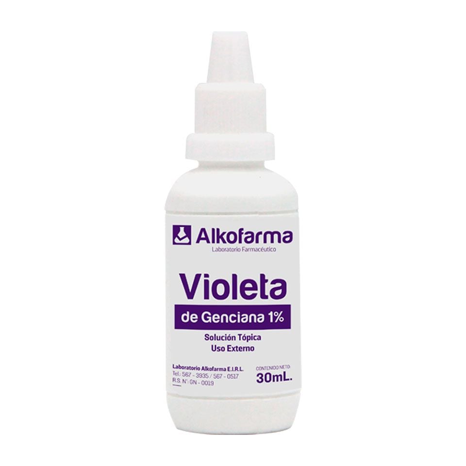Alkofarma Violeta de Genciana 1% - Frasco 30 ML, , large image number null