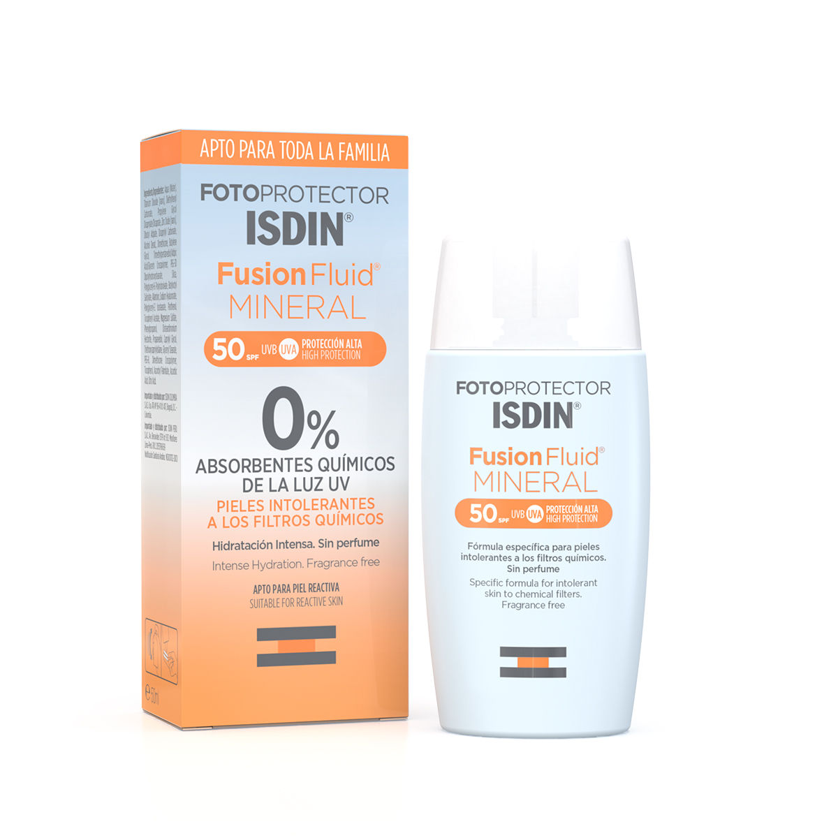 Isdin Fotoprotector 50+ Fusion Fluid Mineral - Frasco 50 ML, , large image number null
