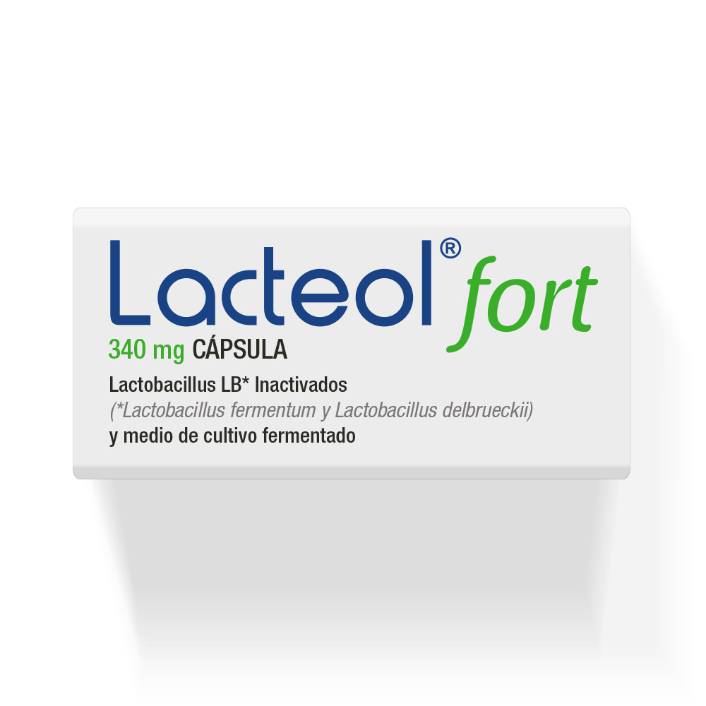 Lacteol Fort 340 mg C&aacute;psulas - Caja 16 UN, , large image number null