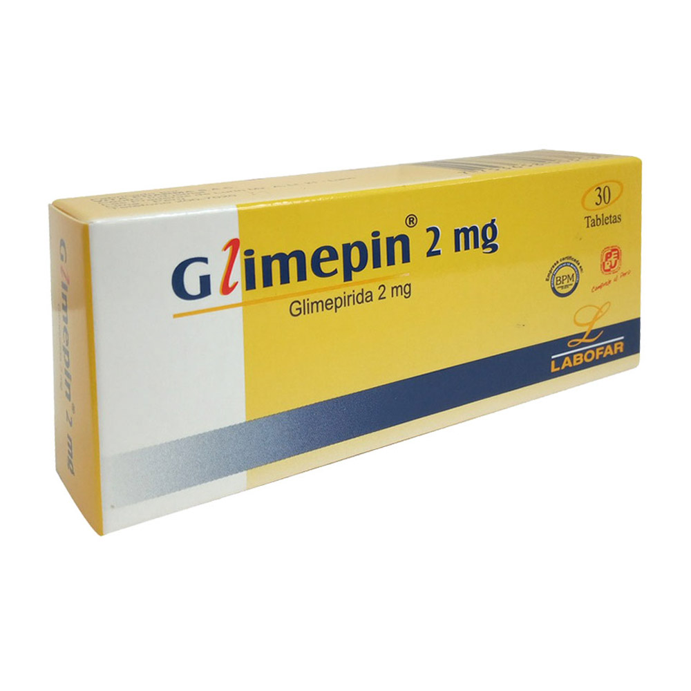 Glimepin 2mg Tableta - Caja 30 UN, , large image number null