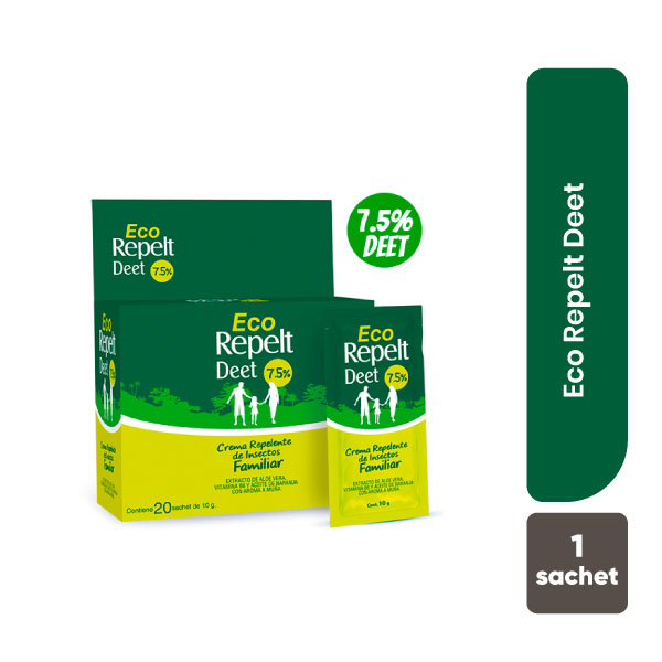 Repelente Eco Deet 7.5% Sachet image number null