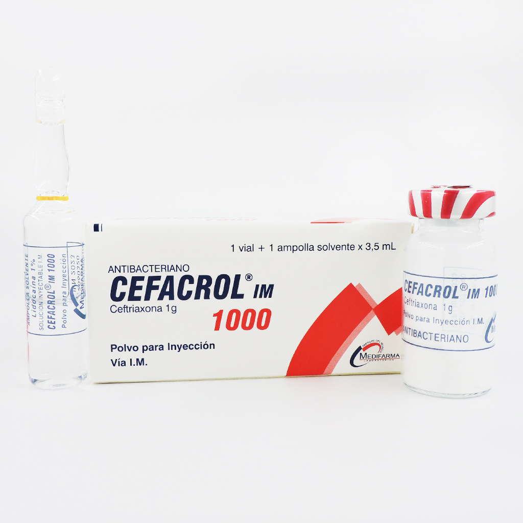 Cefacrol IM 1000 Mg - Caja 1 UN, , large image number null