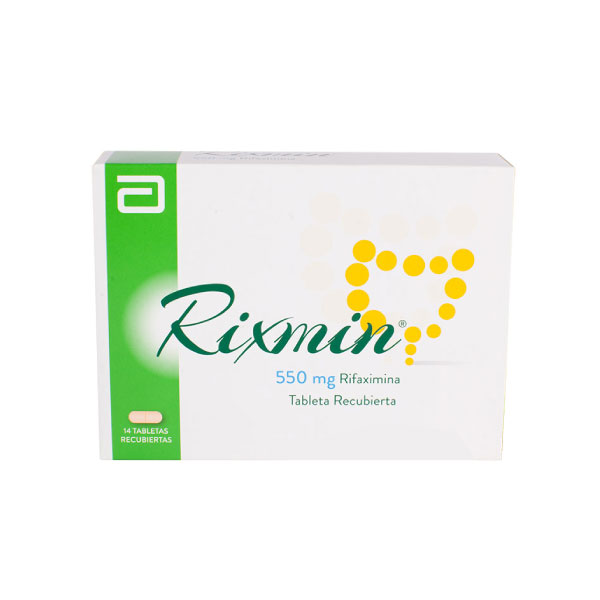 Rixmin 550mg Tableta Recubierta - Caja 14 UN, , large image number null