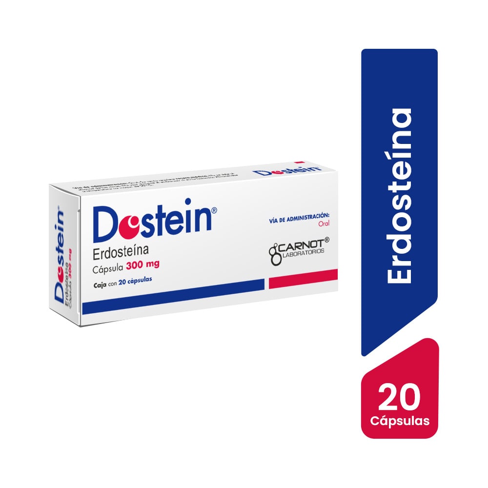 Dostein 300 Mg C&aacute;psulas - Caja 20 UN, , large image number null
