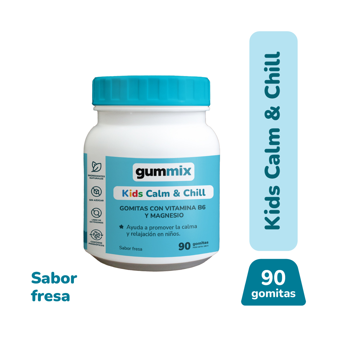 Gummix Gomitas Calma Y Relajacion Ni&ntilde;os - Frasco 90 UN, , large image number null