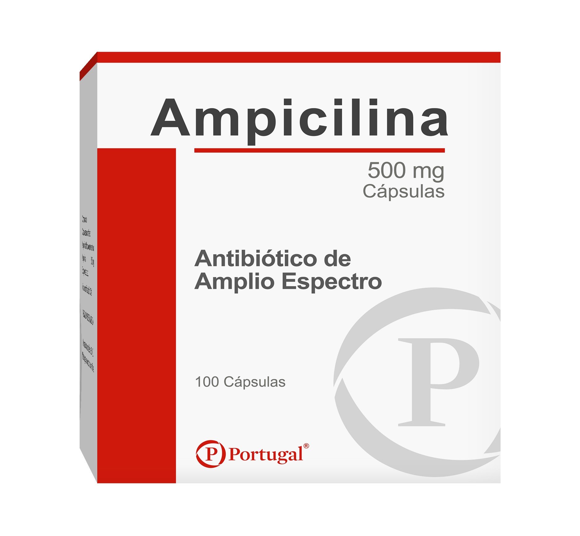 Ampicilina 500 Mg C&aacute;psulas - Caja 100 UN, , large image number null