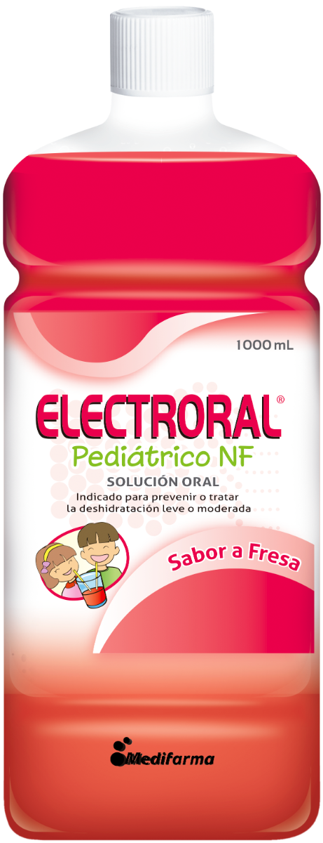 Electroral Pedi&aacute;trico NF Fresa - Frasco 1 Lt, , large image number null