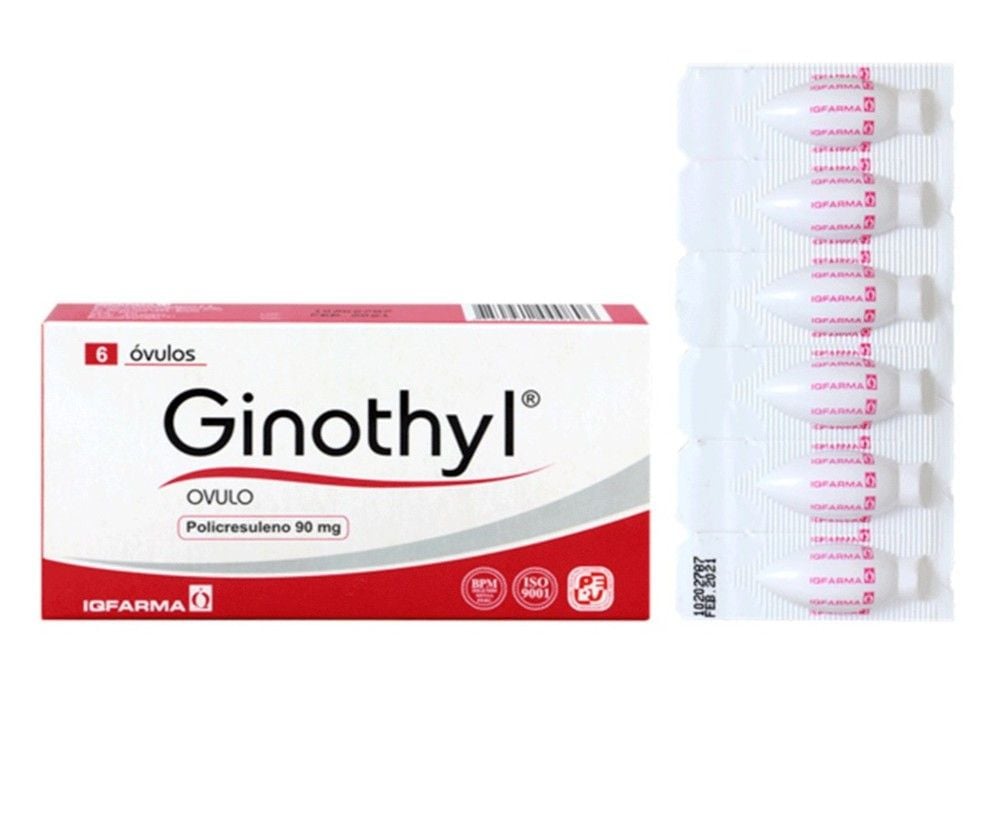 Ginothyl 90mg &Oacute;vulos - Caja 6 UN, , large image number null