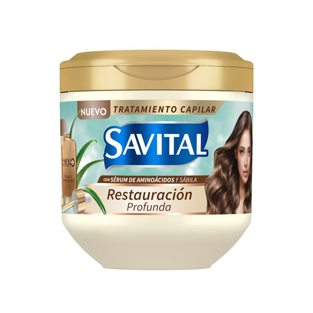 Savital Tratamiento Ser&uacute;m de Amino&aacute;cidos y S&aacute;bila  - Frasco 425 ML, , large image number null