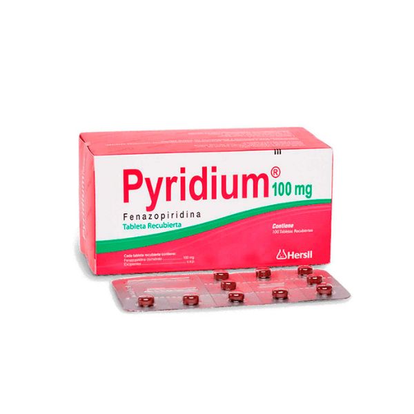 Pyridium 100 Mg - Tableta 1 UN, , large image number null
