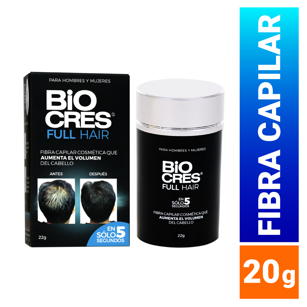 Biocres Full Hair Negro - Frasco 22 G, , large image number null