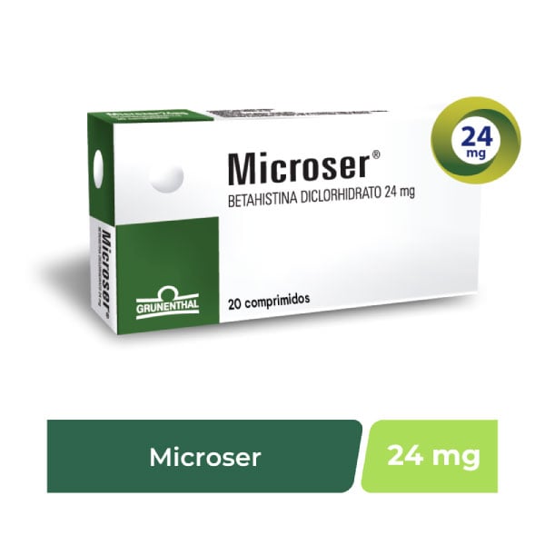 Microser 24mg - Caja 20 Tabletas, , large image number null
